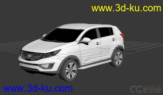 3D打印模型Kia Sportage 起亚狮跑 狮跑  2012的图片