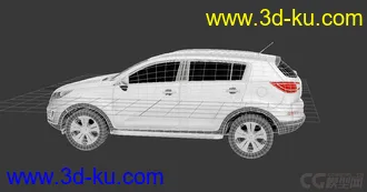 3D打印模型Kia Sportage 起亚狮跑 狮跑  2012的图片