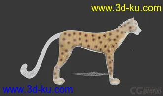 3D打印模型卡通豹子 卡通猎豹的图片