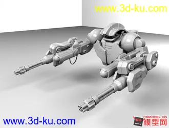 3D打印模型照着做的机器人的图片