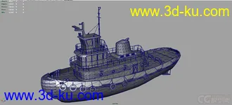 3D打印模型破旧的船的图片