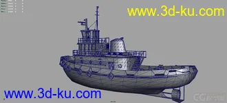 3D打印模型破旧的船的图片