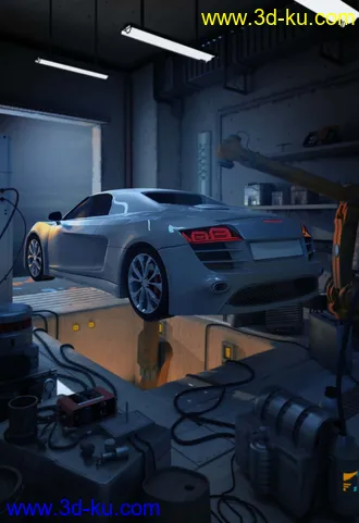 3D打印模型CG_汽车工厂的图片