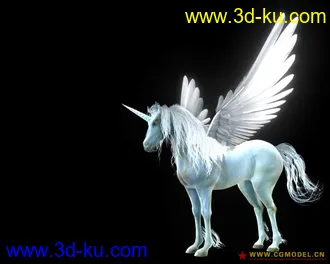 3D打印模型独角兽的图片