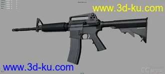 3D打印模型卡宾枪m4a1的图片