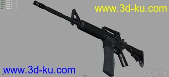 3D打印模型卡宾枪m4a1的图片