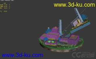 3D打印模型旧工厂、污染的图片