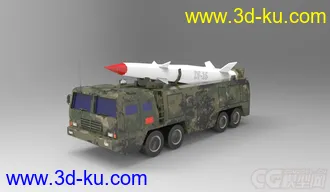 3D打印模型东风 16发射车的图片