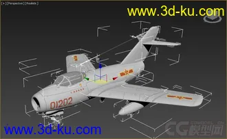 3D打印模型解放军歼--5飞机的图片
