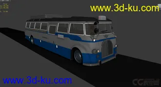 3D打印模型卡通客车 卡通长途汽车 卡通公交车 有内饰  q版客车 q版长途汽车  cartoon bus的图片