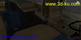 3D打印模型卡通客车 卡通长途汽车 卡通公交车 有内饰  q版客车 q版长途汽车  cartoon bus的图片