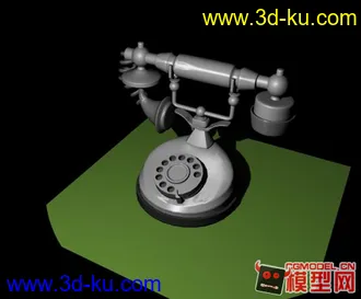 3D打印模型献丑了，双手奉上复古电话机【就只有M……】的图片