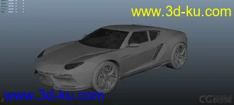 3D打印模型兰博基尼概念车的图片