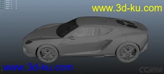 3D打印模型兰博基尼概念车的图片