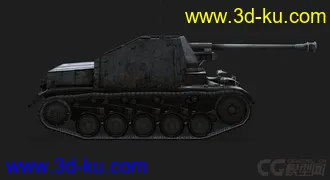 3D打印模型德国_II号坦克，德国二号坦克的图片