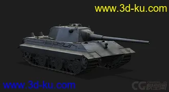 3D打印模型德国_Ausf_M虎式重型坦克的图片