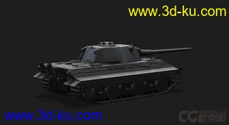 3D打印模型德国_Ausf_M虎式重型坦克的图片
