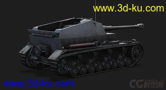 3D打印模型德国_DickerMax“麦克斯”自行火炮的图片
