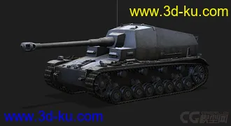 3D打印模型德国_DickerMax“麦克斯”自行火炮的图片