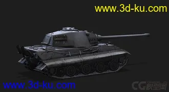 3D打印模型德国_E-75主战重型坦克的图片