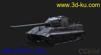 3D打印模型德国_E-75主战重型坦克的图片