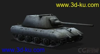 3D打印模型德国_E-100重型坦克的图片