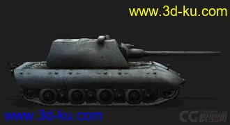 3D打印模型德国_E-100重型坦克的图片