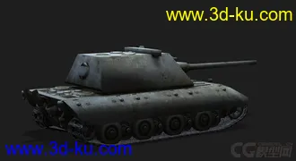 3D打印模型德国_E-100重型坦克的图片