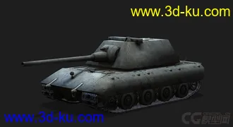 3D打印模型德国_E-100重型坦克的图片
