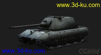 3D打印模型德国_E-100重型坦克的图片