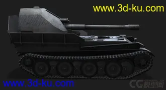 3D打印模型德国_G_Panther“猎豹”坦克歼击车的图片