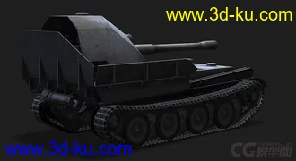 3D打印模型德国_G_Panther“猎豹”坦克歼击车的图片