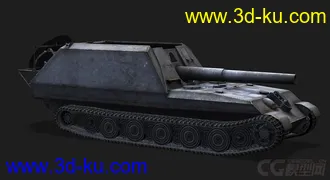 3D打印模型德国_G_Tiger虎式重型坦克的图片