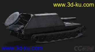 3D打印模型德国_G_Tiger虎式重型坦克的图片