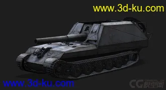 3D打印模型德国_G_Tiger虎式重型坦克的图片