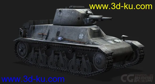 德国_H39_captured哈奇开斯坦克模型的图片1