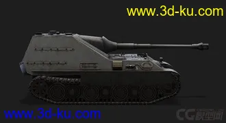 3D打印模型德国_JagdPantherII反坦克歼击车的图片