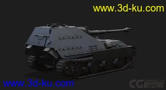 3D打印模型德国_JagdPantherII反坦克歼击车的图片