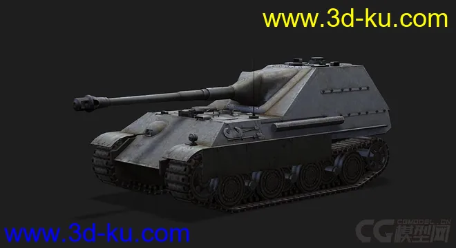德国_JagdPantherII反坦克歼击车模型的图片4