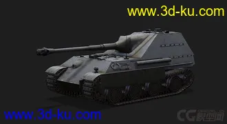 3D打印模型德国_JagdPantherII反坦克歼击车的图片