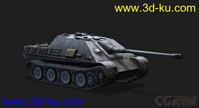 德国_JagdPanther黑豹坦克模型的图片1