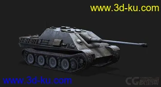 3D打印模型德国_JagdPanther黑豹坦克的图片