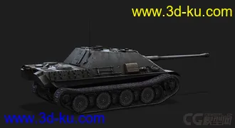 3D打印模型德国_JagdPanther黑豹坦克的图片