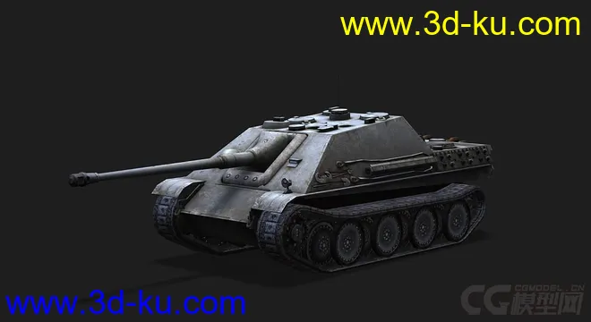 德国_JagdPanther黑豹坦克模型的图片4