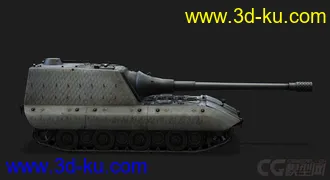 3D打印模型德国_JagdPz_E100坦克歼击车的图片