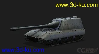 3D打印模型德国_JagdPz_E100坦克歼击车的图片