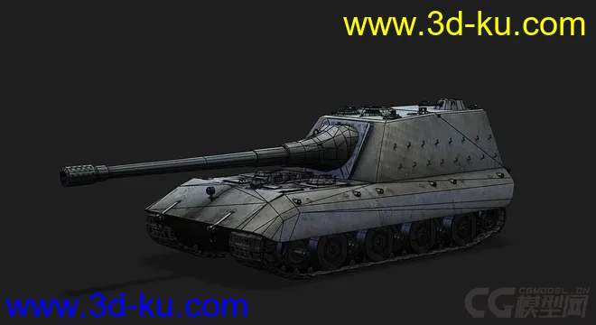 德国_JagdPz_E100坦克歼击车模型的图片5