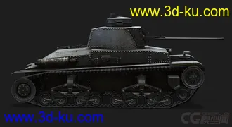 3D打印模型德国_Panzer35t坦克的图片