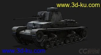 3D打印模型德国_Panzer35t坦克的图片