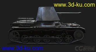 3D打印模型德国_PanzerJager_I 反坦克车的图片